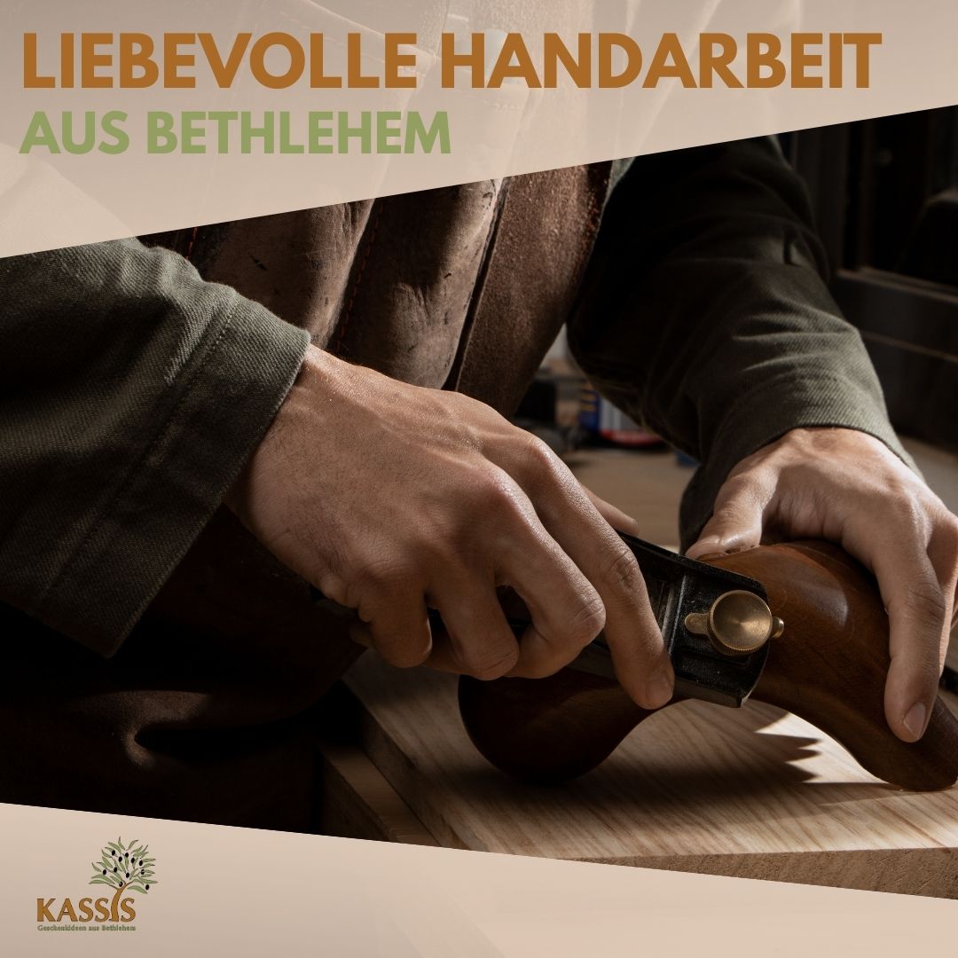 Stern Anhänger aus Olivenholz (8 cm) | Baumschmuck & stilvolle Weihnachtsdeko