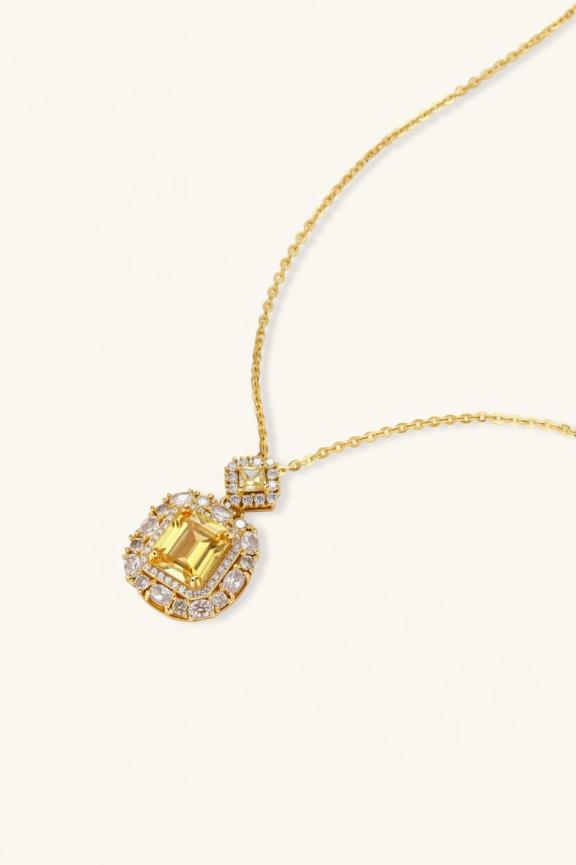 Goldenes Quadrat Luxus-Set