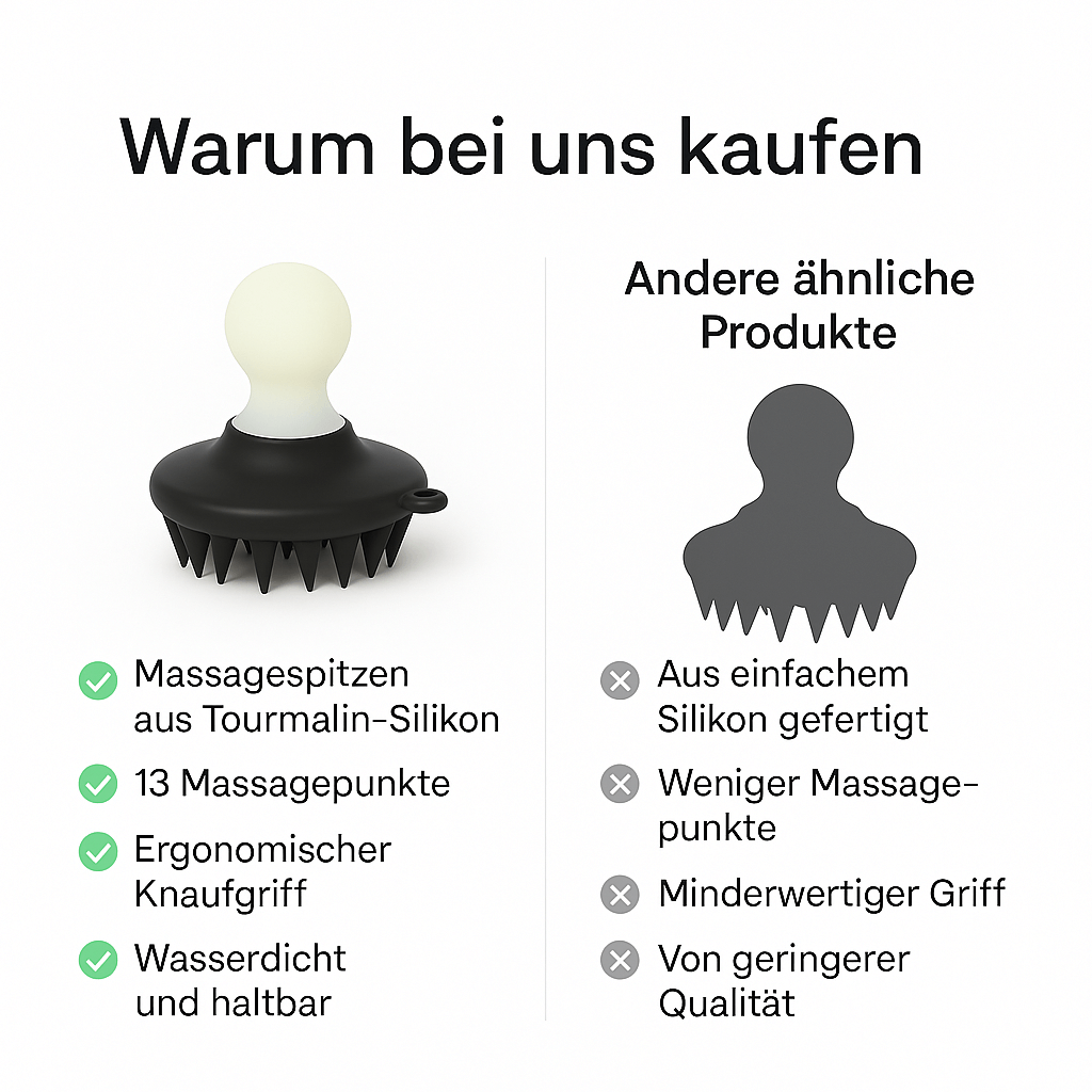 Kopfhaut-Massagebürste | KÖ-HAIR