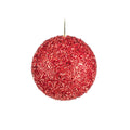Weihnachtskugeln Röhrchen 10cm ROT