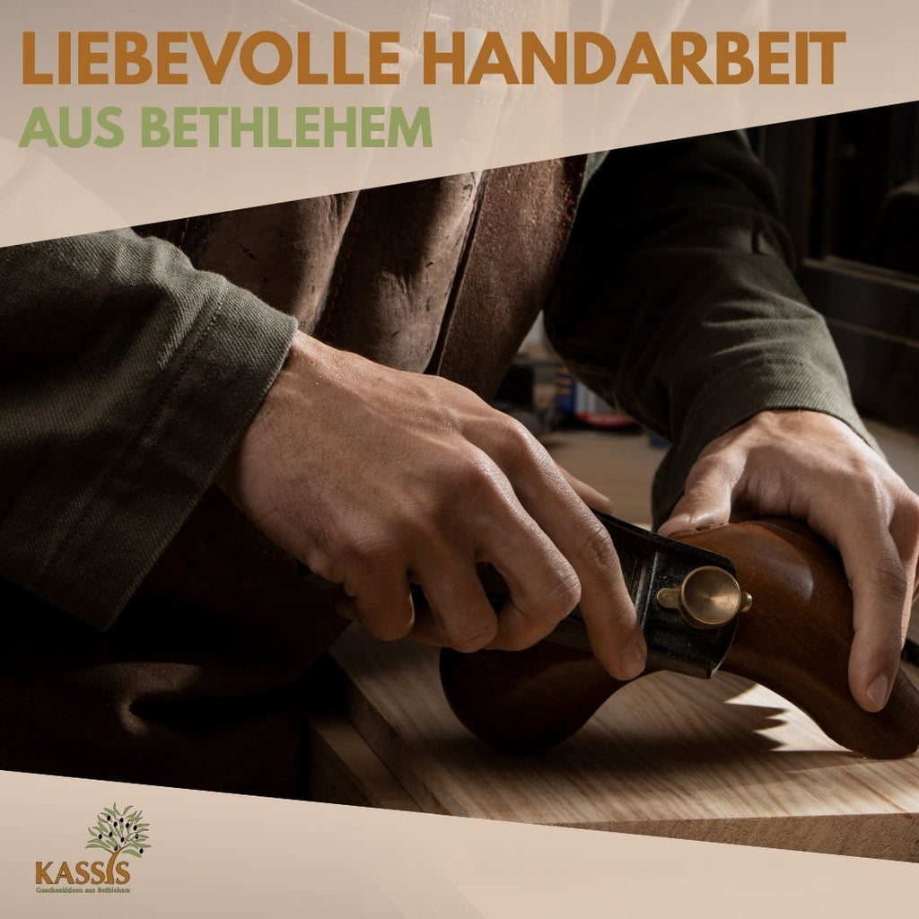 Weihnachtsdeko Anhänger aus Olivenholz im 10er Set | Baumschmuck für Christbaum & Geschenkidee