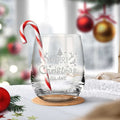 Teelicht mit Gravur - Weihnachtsdeko - Merry Christmas - Personalisiert mit Name
