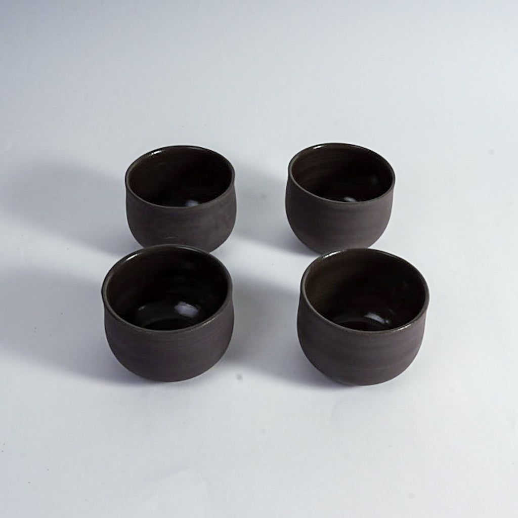 OCHA Teetasse grau/schwarz